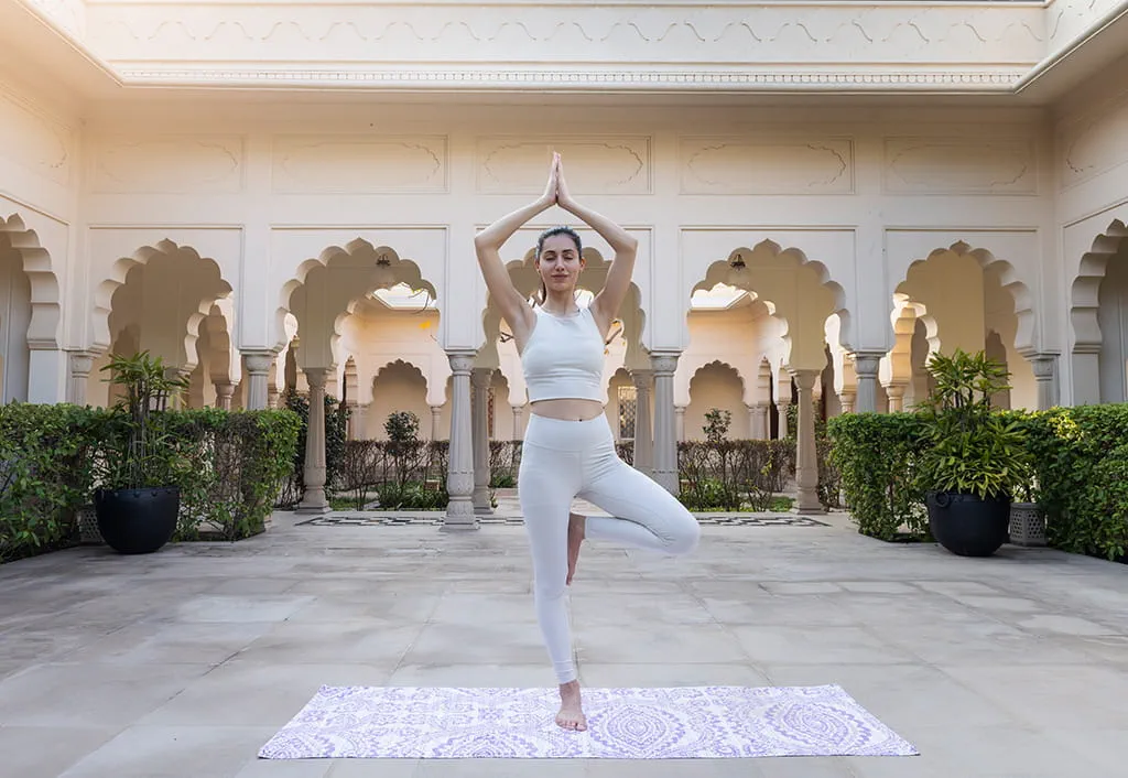Yoga session on deck at The Oberoi Philae Nile Cruise